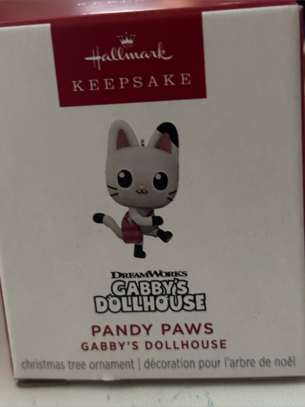Hallmark Keepsake 2025 Gabby’s Dollhouse Pandy Paws Christmas Ornament
